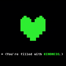 Kindness Undertale Ds GIF