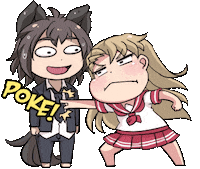 Angry Point Sticker by Jin