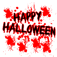 Halloween Blood Sticker by Pingüina Lectora;