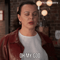 Oh My God Omg GIF by YoungerTV