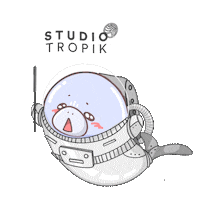 Astro Astronout Sticker by Studio Tropik