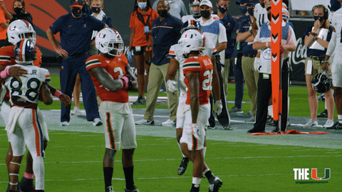 College Football Canes GIF by Miami Hurricanes