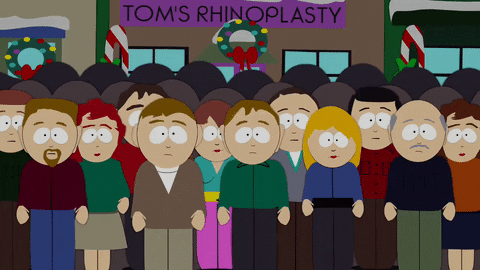 crowd shrug GIF by South Park 