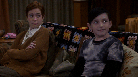 Couch Laughing GIF by ABC Network