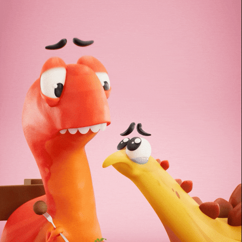 Giving Up Ugh GIF by Claynosaurz