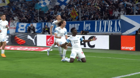 Happy Lets Go GIF by Olympique de Marseille