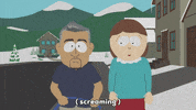 screaming liane cartman GIF by South Park 