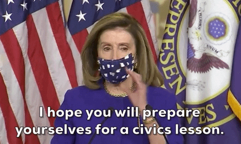 Nancy Pelosi Civics GIF by GIPHY News