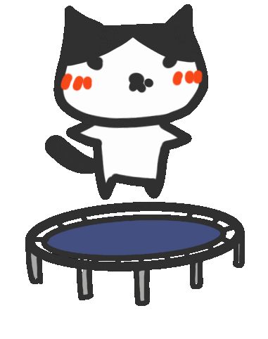Sport Trampolining Sticker by yomoyeah