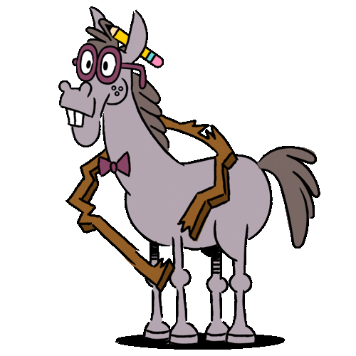 Schoolhouse Rock Horse Sticker by Drunk History