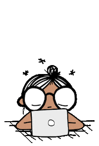 Tired Work Sticker by Christine Rai