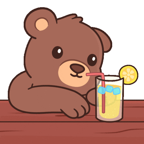Teddy Bear Waiting Sticker by BEARISH