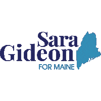 saragideonme maine election2020 sara gideon mesen Sticker