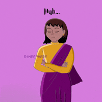 Rimesphere huh arrogant indian girl GIF