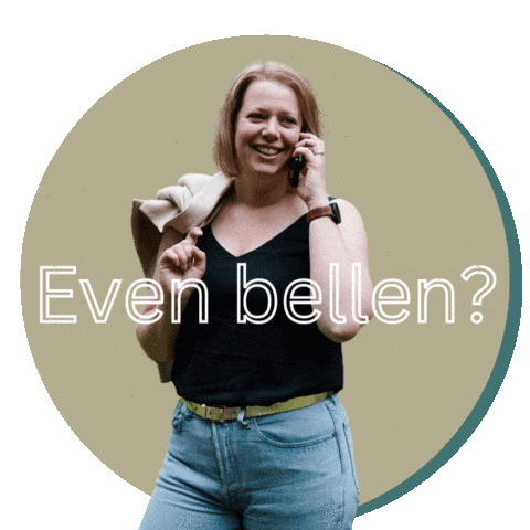 Evenbellen Sticker by Mandyfrederiks