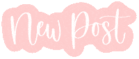 Pink New Post Sticker
