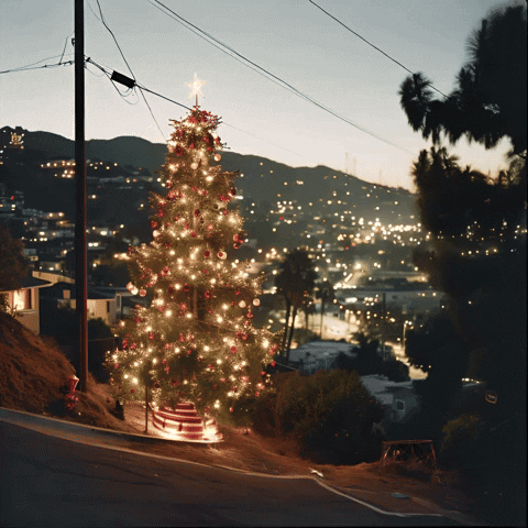 echo_echo_studio christmas california los angeles runway GIF