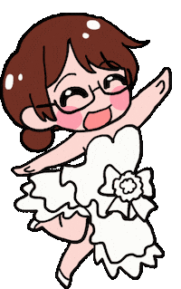 Happy Girl Sticker