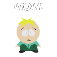 Butters Wow Sticker by South Park