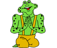 clap frog Sticker by きくちゆうき