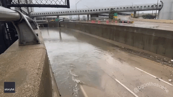 Flooding Forces Shutdown of Detroit Freeways