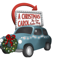 A Christmas Carol Atlanta Sticker by Alliance Theatre