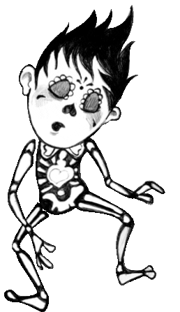 skeletitos giphyupload halloween sleepy good night Sticker