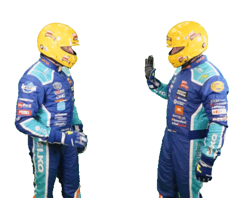 High Five Dakar Rally Sticker by Tim Coronel