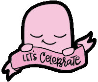 Celebration Sticker by Krissyanne Designs