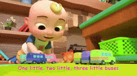 Ten Little Buses Song + More Nursery Rhymes & Kids