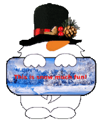 Winter Snowman Sticker