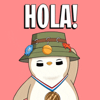 Spanish Hello GIF by Pudgy Penguins