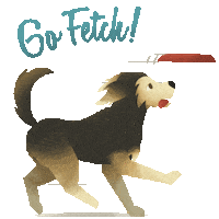 Fetch Lady And The Tramp Sticker by Walt Disney Studios