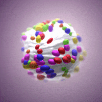 xponentialdesign loop kids ball candy GIF