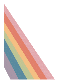 Happy Rainbow Sticker by By Sauts // Alex Sautter (formerly Pretty Whiskey)