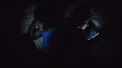 polyvinylrecords sad couple american football phones GIF