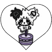 Sad Happy Birthday Sticker by Lilac's World