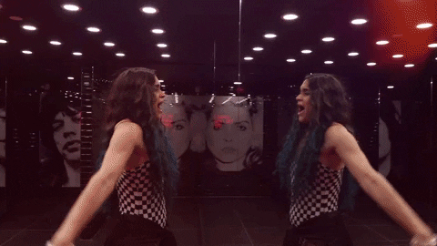 christeepalace giphygifmaker tealhair christeepalace christee palace GIF