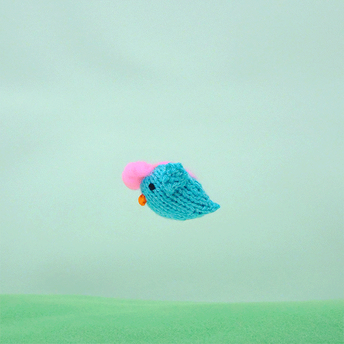 Heart Bird GIF by Mochimochiland