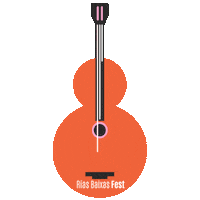 Guitar Sticker by Turismo Rías Baixas