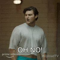 Oh No Reaction GIF by Amazon Prime Video