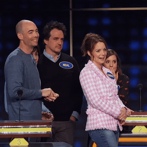 Judging Celebrity Family Feud GIF by ABC Network