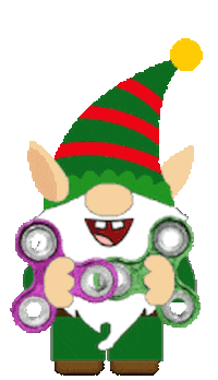 Santas Elves Christmas Sticker