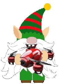 Santas Elves Christmas Sticker
