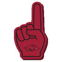 Arkansas Razorbacks Sticker by College Colors Day