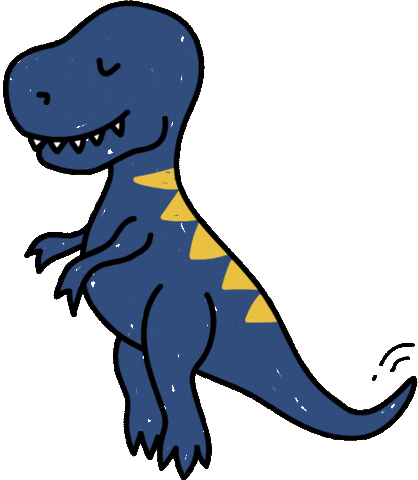 Dinosaur Dino Sticker by JAKO-O