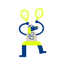 Wimbledon Tennis Dog Sticker by Culture Trip