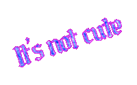 its not cute Sticker by Parlophone Records