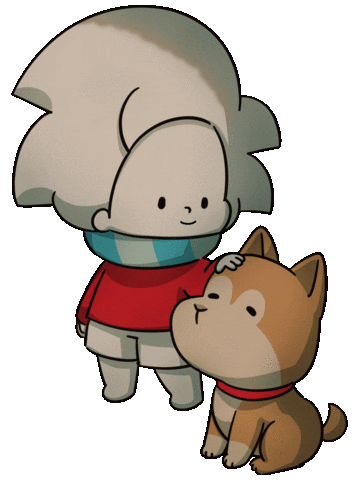 Shiba Inu Love Sticker by Ai and Aiko