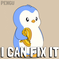 Penguin Fixing GIF by Pudgy Penguins